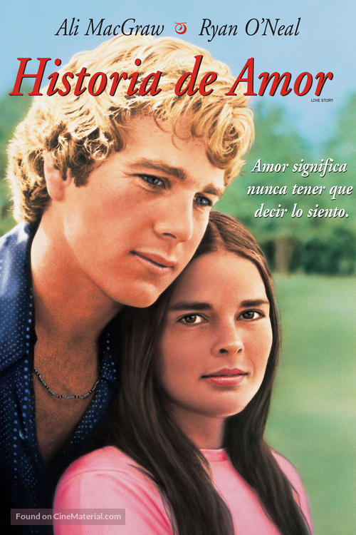 Love Story - Argentinian DVD movie cover