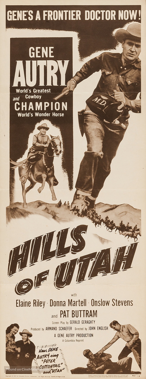 The Hills of Utah - Re-release movie poster