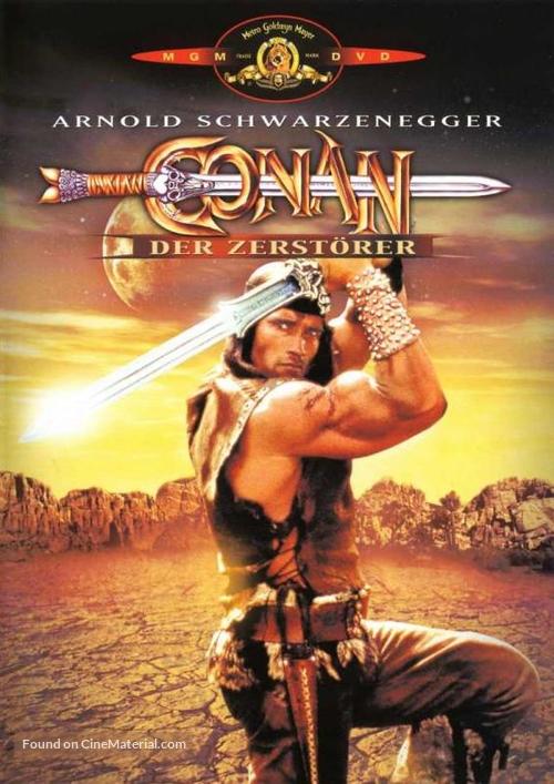 Conan The Destroyer - German Movie Cover