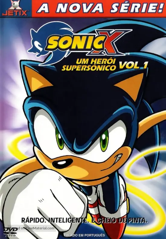 "Sonic X" (2003) Portuguese movie cover