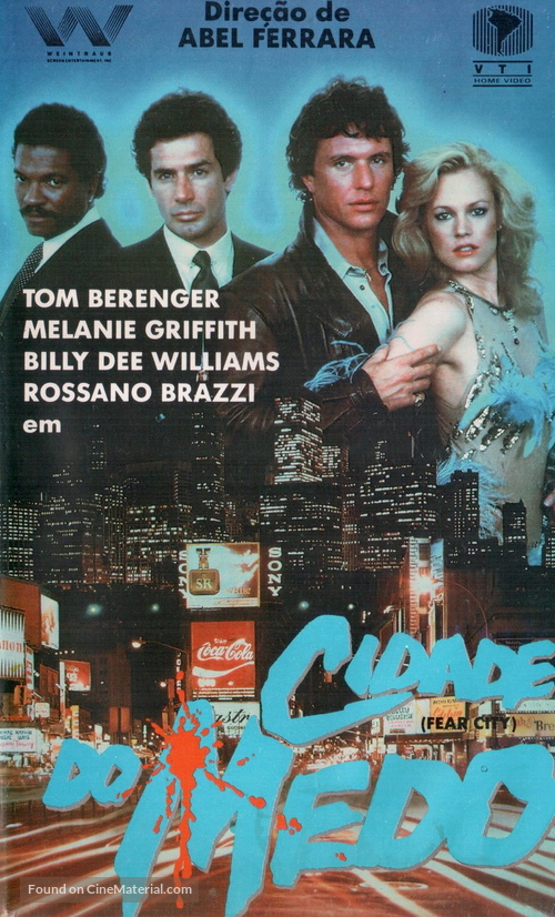 Fear City - Brazilian VHS movie cover