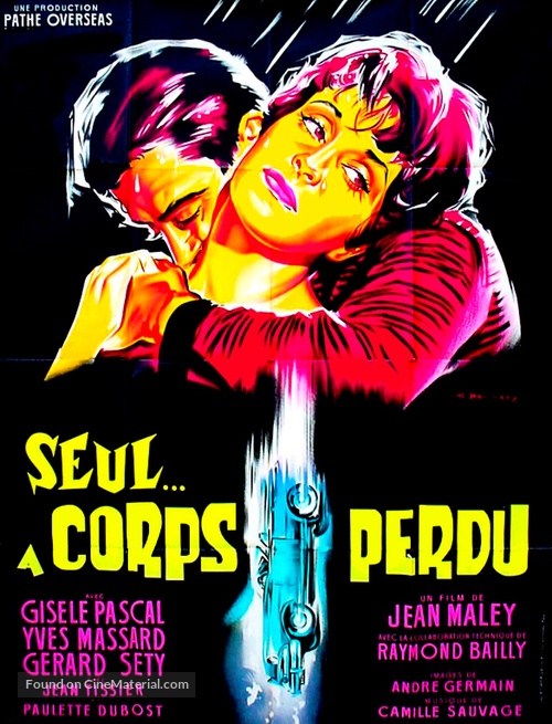 Seul... &agrave; corps perdu - French Movie Poster