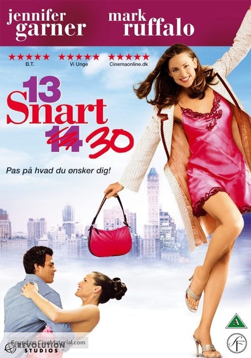 13 Going On 30 - Danish DVD movie cover