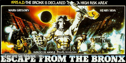 Fuga dal Bronx - British Movie Poster