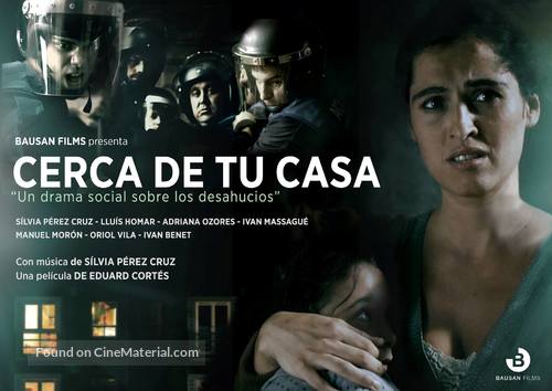 Cerca de tu casa - Spanish Movie Poster