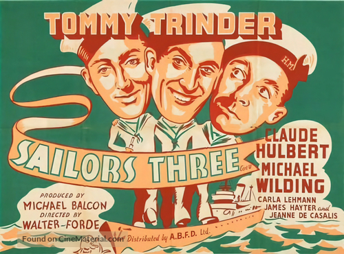 Sailors Three - British Movie Poster