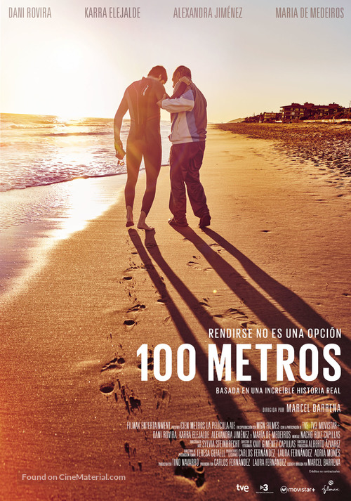 100 metros - Spanish Movie Poster