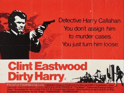 Dirty Harry - British Movie Poster