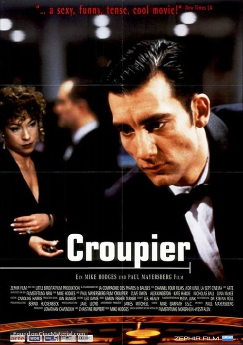 Croupier - German Movie Poster