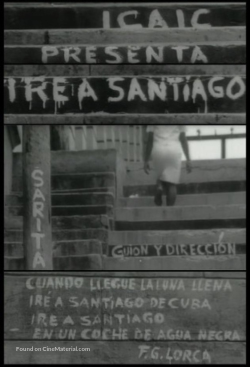 Ir&eacute; a Santiago - Cuban Movie Poster