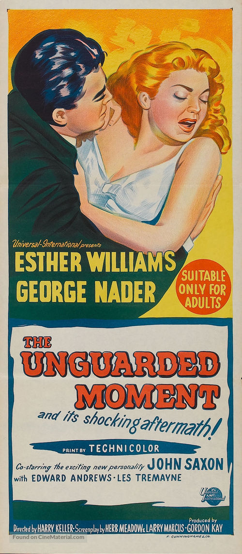 The Unguarded Moment - Australian Movie Poster