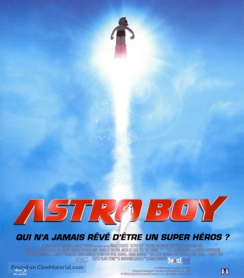 Astro Boy - French Blu-Ray movie cover