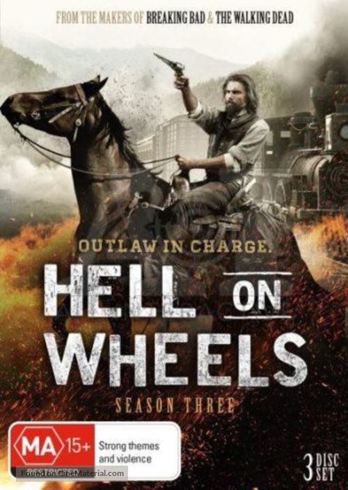 &quot;Hell on Wheels&quot; - Australian DVD movie cover