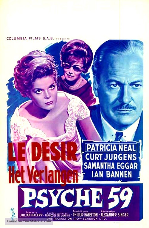 Psyche 59 - Belgian Movie Poster