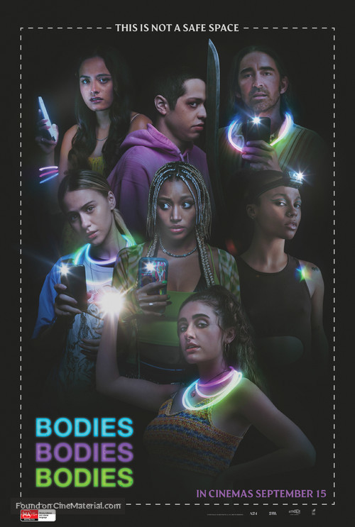 Bodies Bodies Bodies - Australian Movie Poster