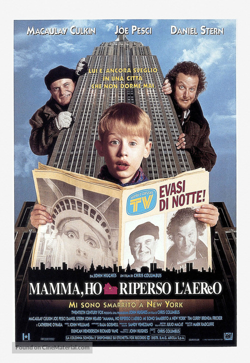 Home Alone 2: Lost in New York - Italian Movie Poster