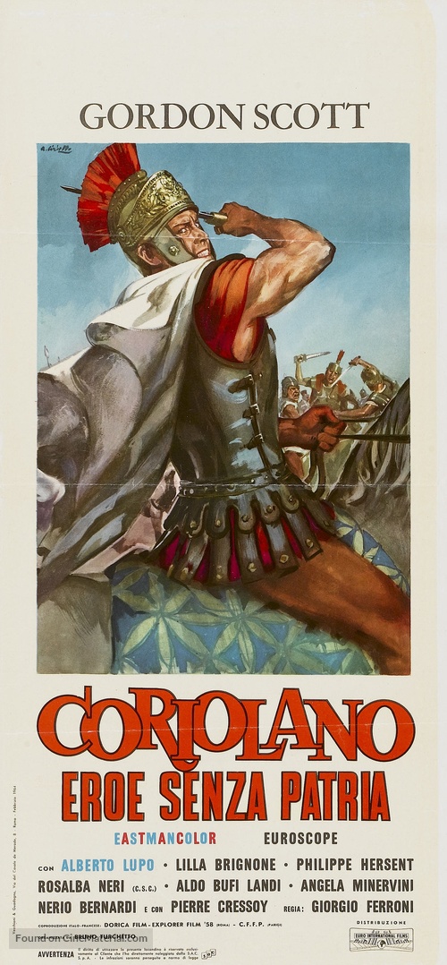 Coriolano: eroe senza patria - Italian Movie Poster