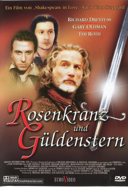Rosencrantz &amp; Guildenstern Are Dead - German DVD movie cover