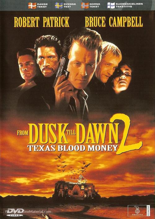 From Dusk Till Dawn 2: Texas Blood Money - Swedish DVD movie cover