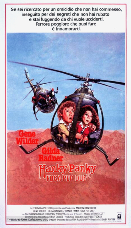 Hanky Panky - Italian Movie Poster