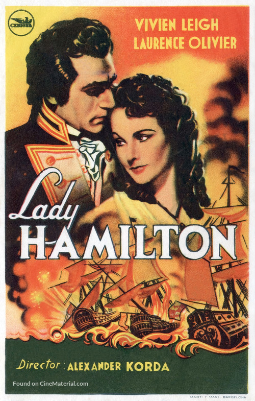 That Hamilton Woman - Spanish Movie Poster