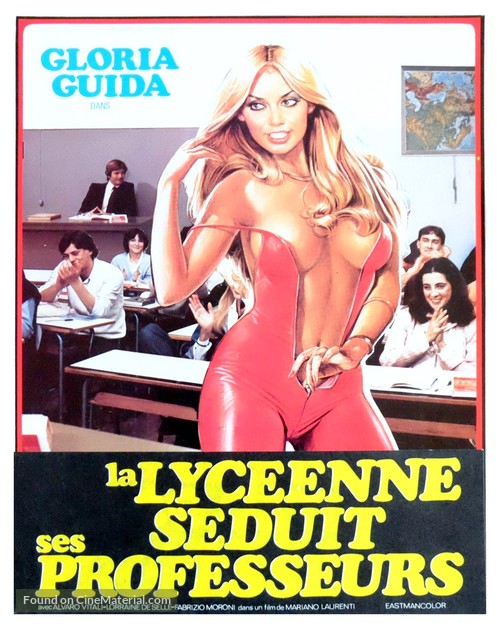 La liceale seduce i professori - French Movie Poster