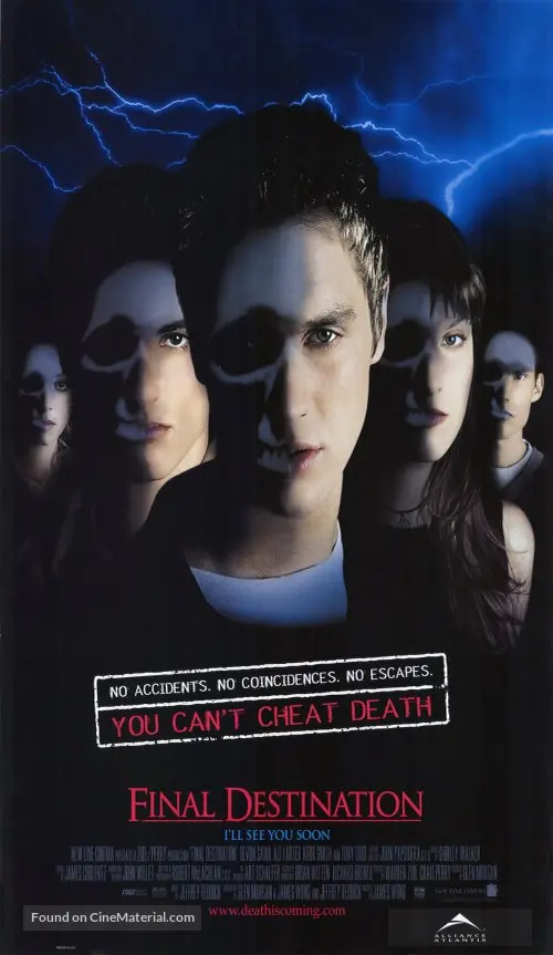 Final Destination (2000) Canadian movie poster