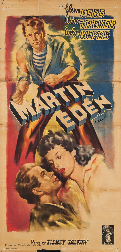 The Adventures of Martin Eden - Italian Movie Poster