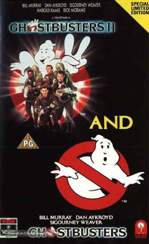 Ghostbusters - British VHS movie cover