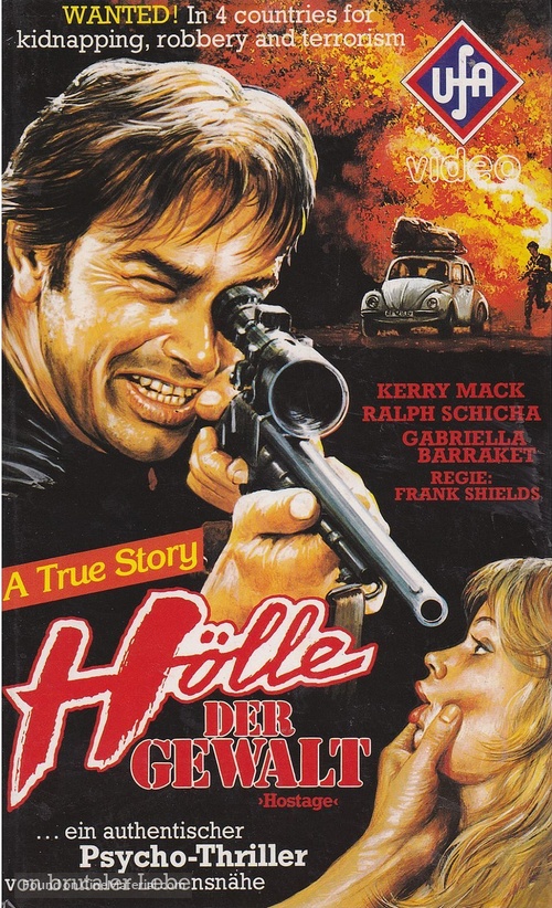 Hostage - German VHS movie cover