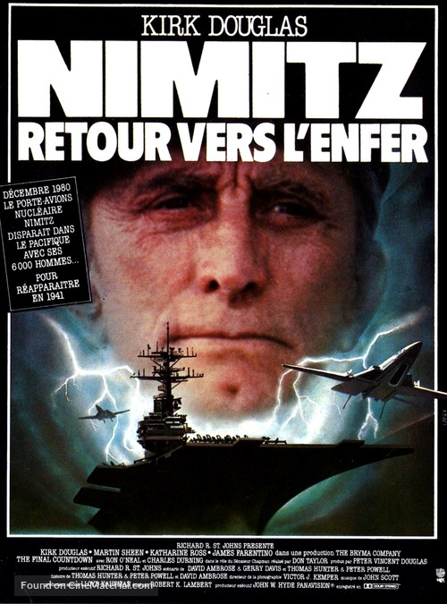 The Final Countdown - French Movie Poster