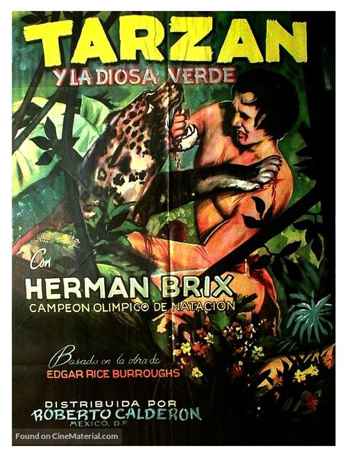 Tarzan and the Green Goddess - Mexican Movie Poster