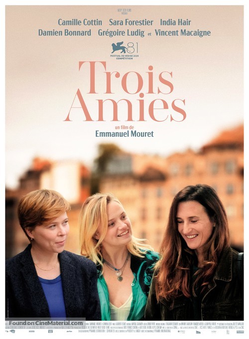 Trois amies - French Movie Poster