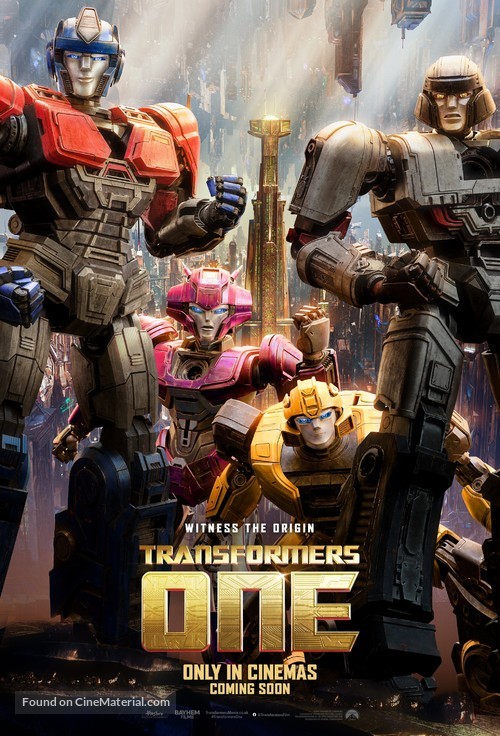 Transformers One - British Movie Poster