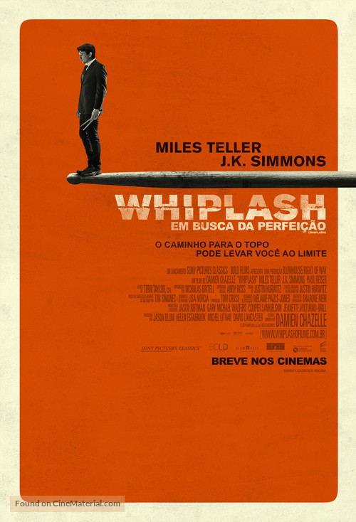 Whiplash - Brazilian Movie Poster