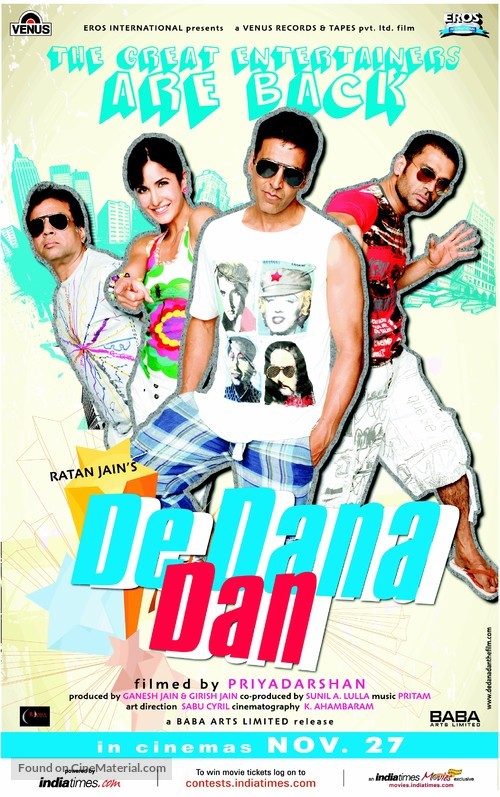 De Dhana Dhan - Indian Movie Poster