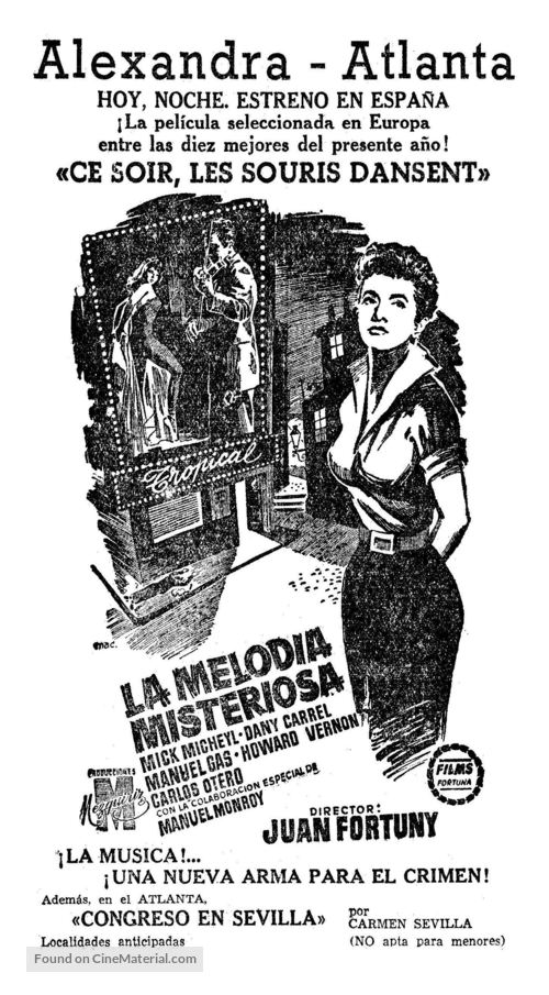 La melod&iacute;a misteriosa - Spanish poster
