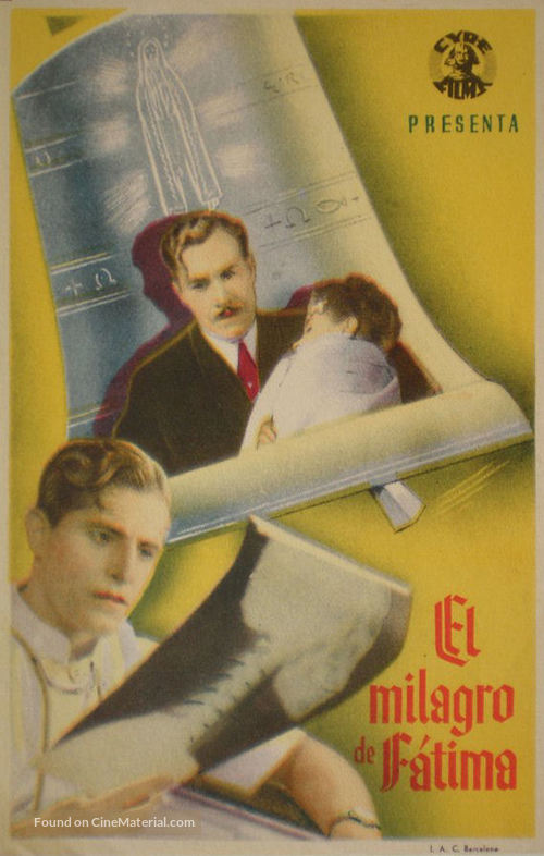 F&aacute;tima, Terra de F&eacute; - Spanish Movie Poster