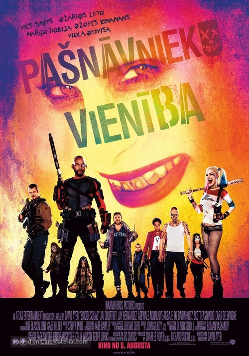 Suicide Squad - Latvian Movie Poster