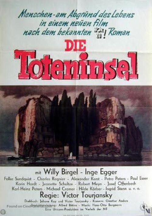 Die Toteninsel - German Movie Poster