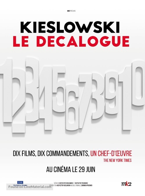 &quot;Dekalog&quot; - French Movie Poster