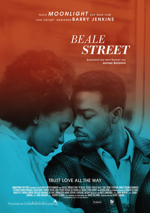 If Beale Street Could Talk - German Movie Poster