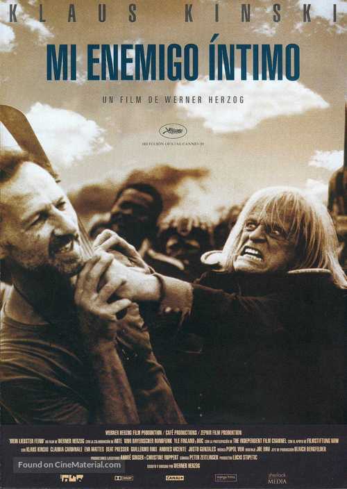 Mein liebster Feind - Klaus Kinski - Spanish Movie Poster