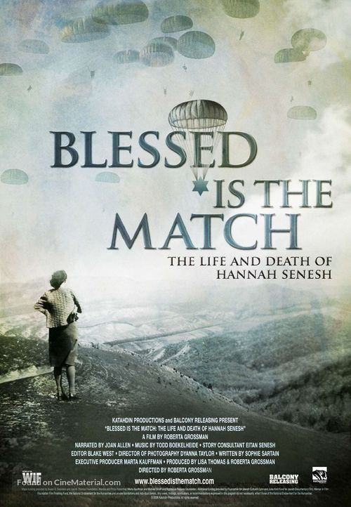 Blessed Is the Match: The Life and Death of Hannah Senesh - Movie Poster