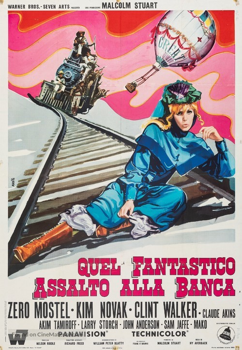 The Great Bank Robbery - Italian Movie Poster