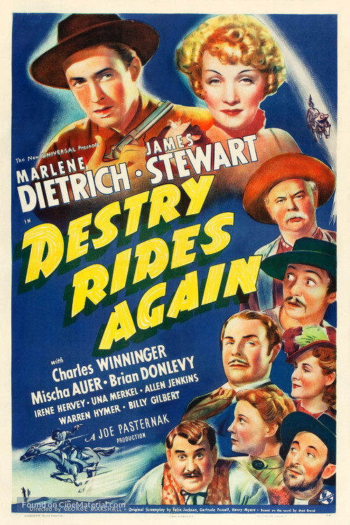 Destry Rides Again - Movie Poster