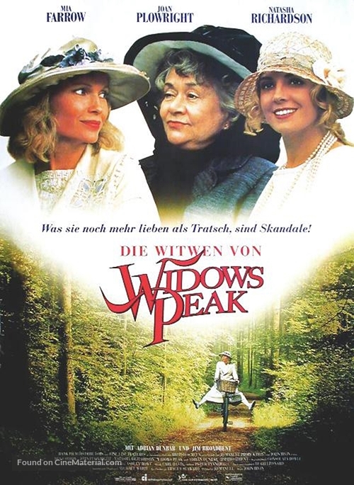 Widows&#039; Peak - German Movie Poster