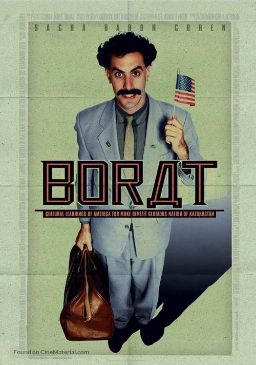 Borat: Cultural Learnings of America for Make Benefit Glorious Nation of Kazakhstan - Norwegian Movie Poster