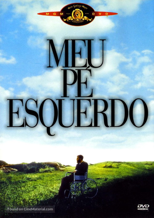 My Left Foot - Brazilian DVD movie cover