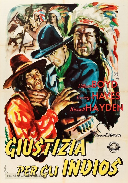 Hills of Old Wyoming - Italian Movie Poster
